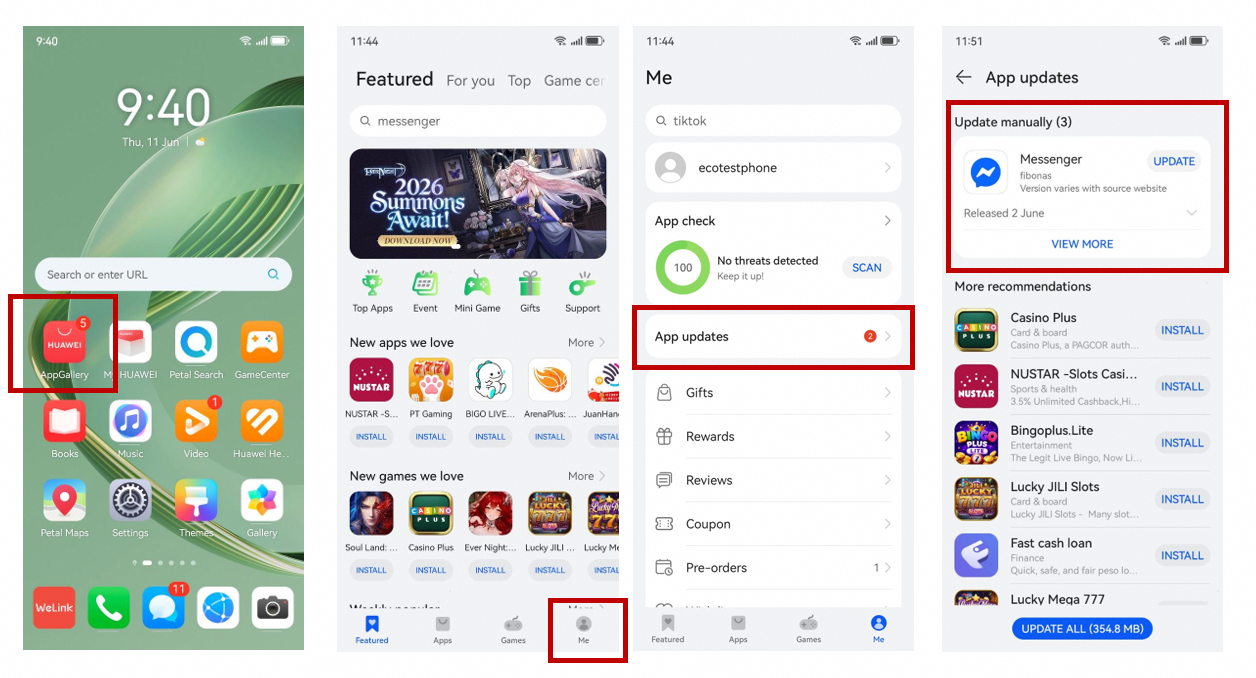 Huawei Messenger installation